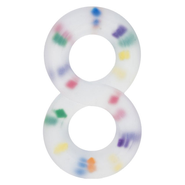 Alpha Liquid Silicone Crazy 8 Party Ring