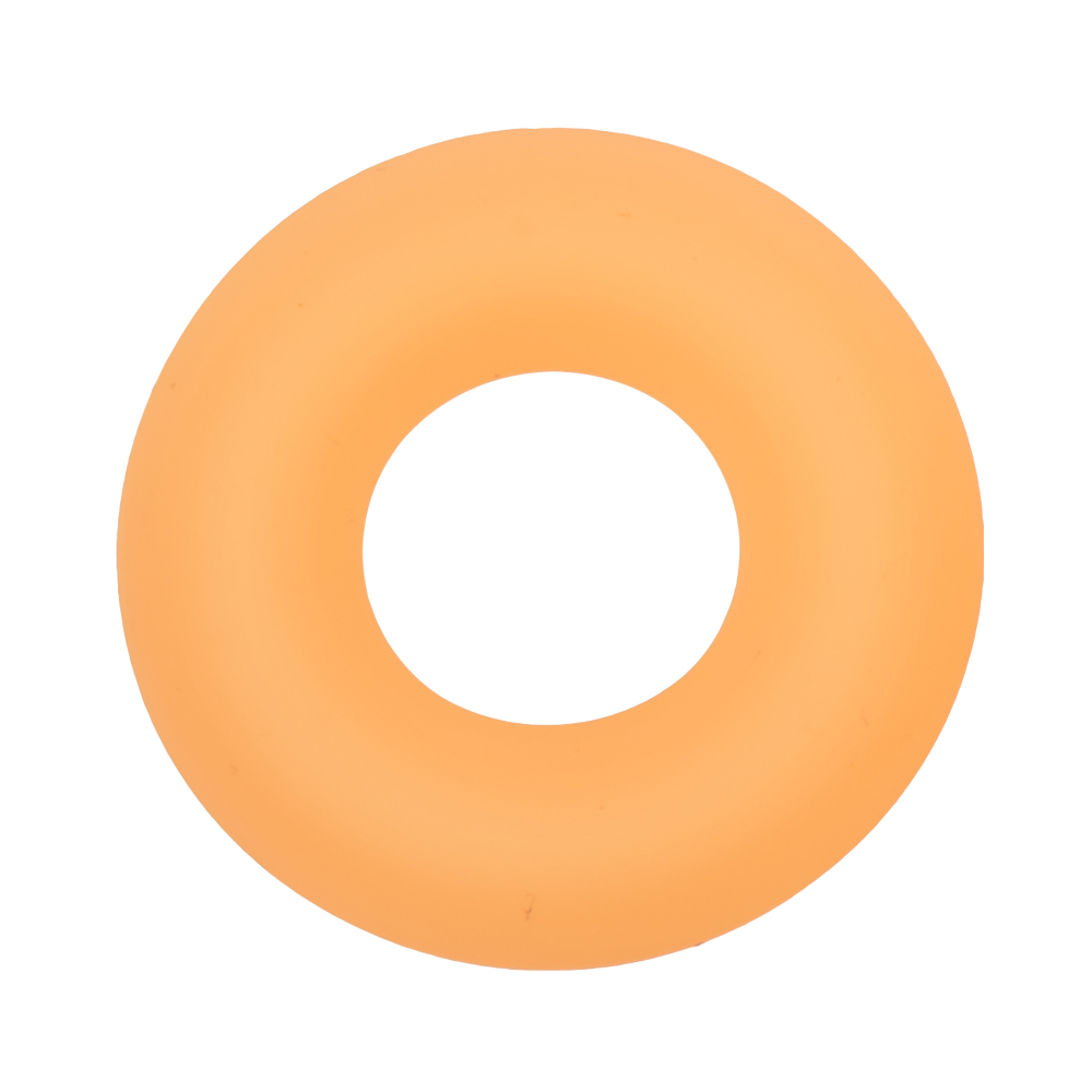 Alpha Glow-in-the-Dark Liquid Silicone Prolong Medium Ring - Orange