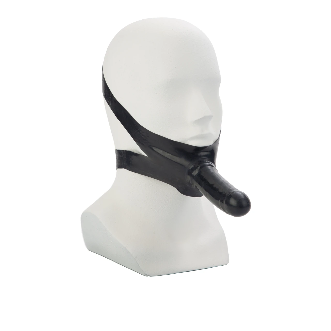 The Original Accomodator Latex Dong - Black