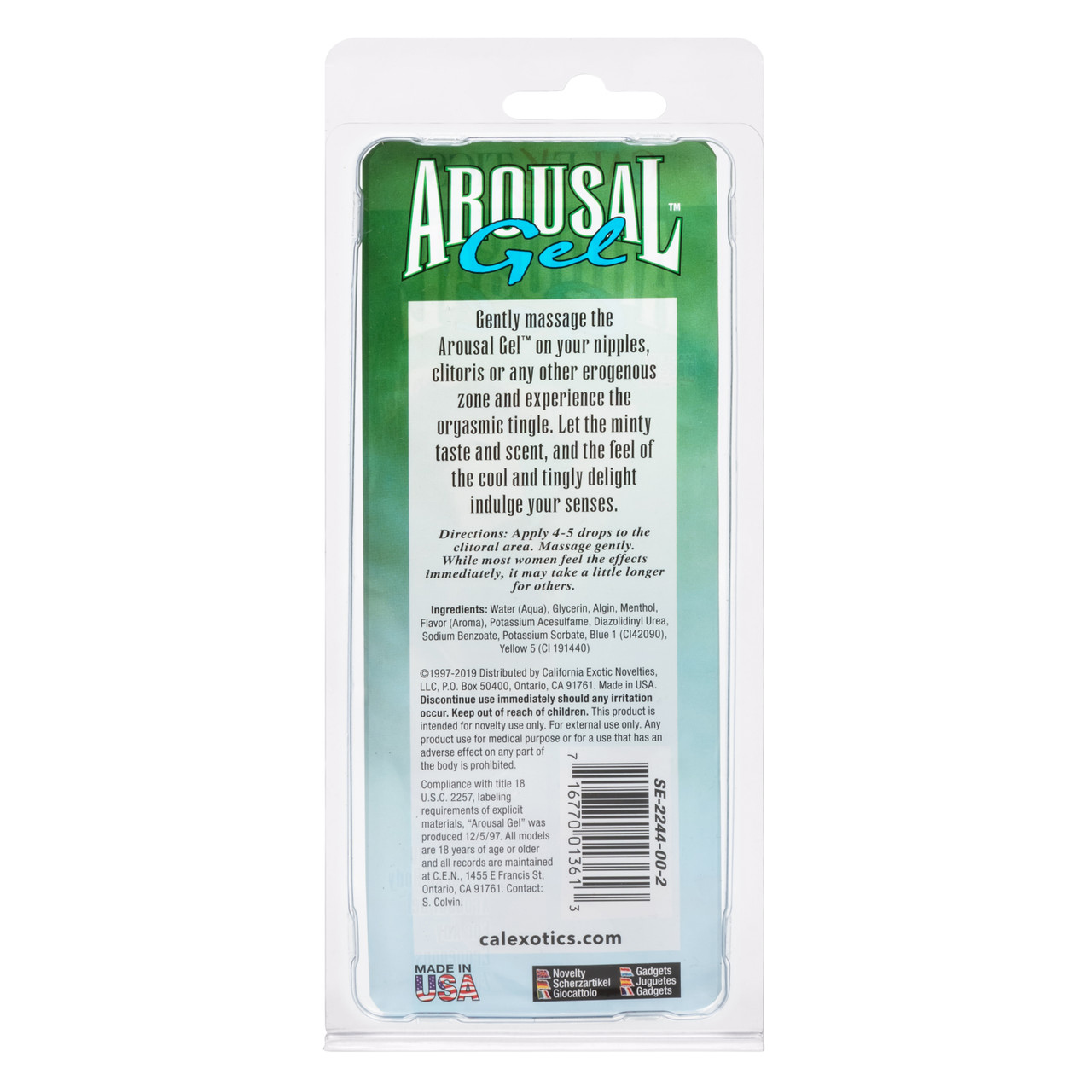 Arousal Gel - 0.25 Fl Oz./ 7ml