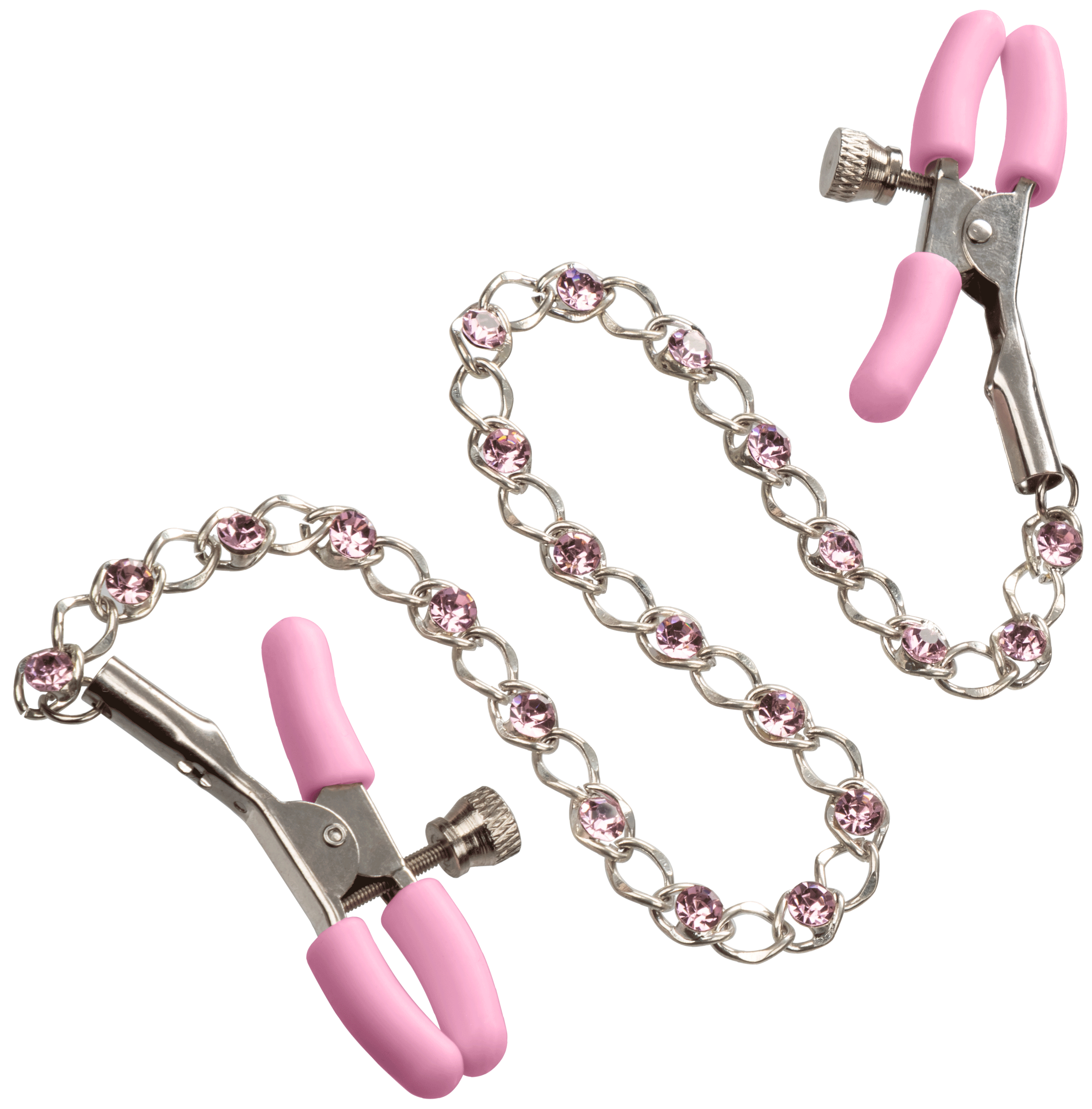 Nipple Play Crystal Chain Nipple Clamps