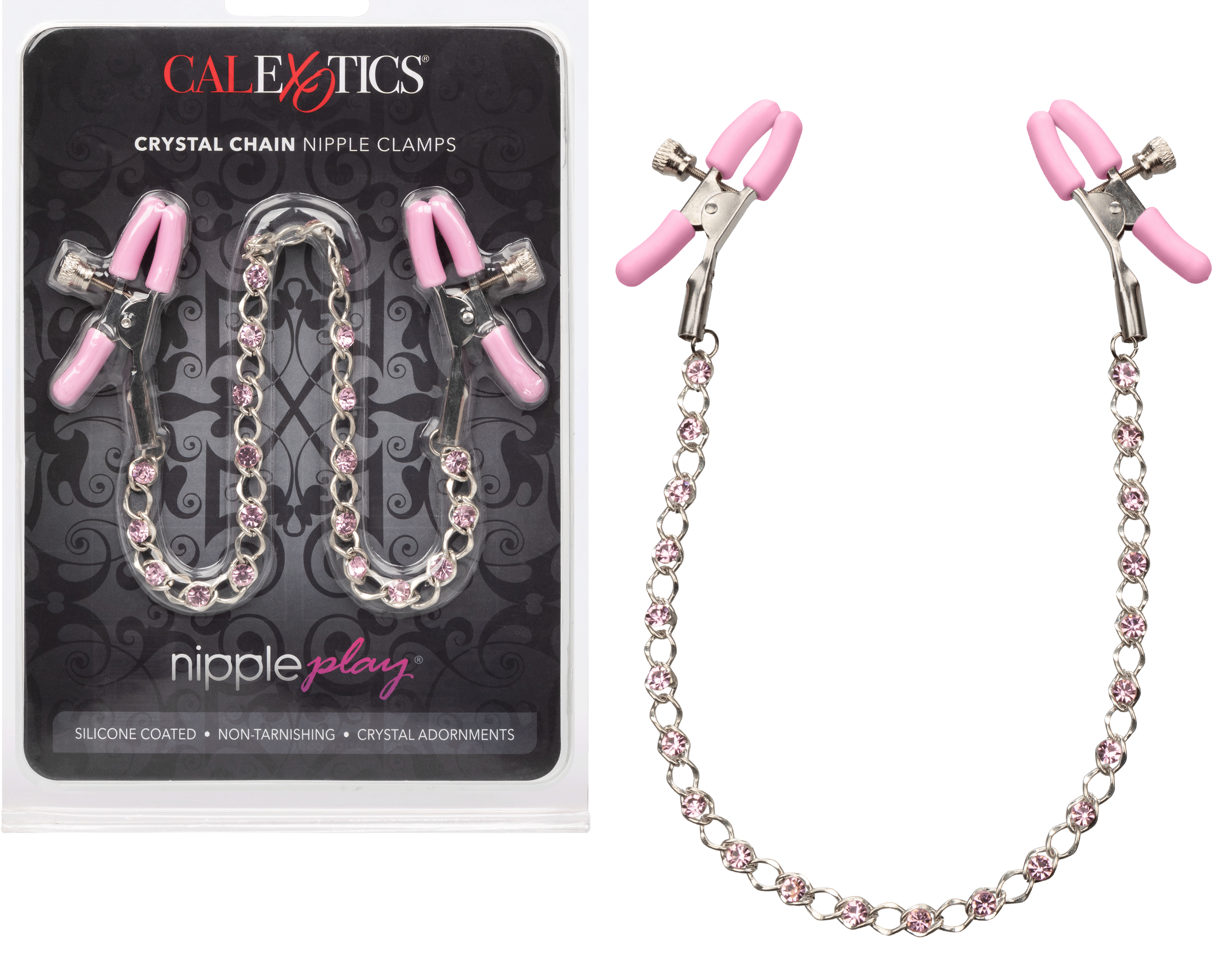 Nipple Play Crystal Chain Nipple Clamps