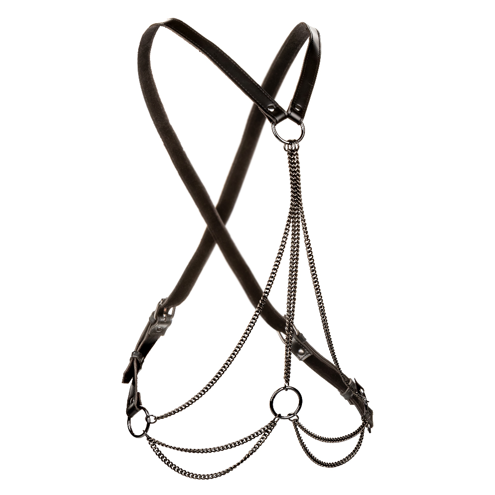 Euphoria Collection Plus Size Multi Chain Harness - Black