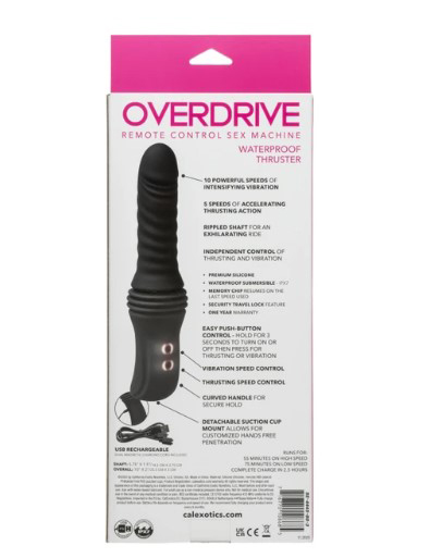 Overdrive Waterproof Thruster - Black