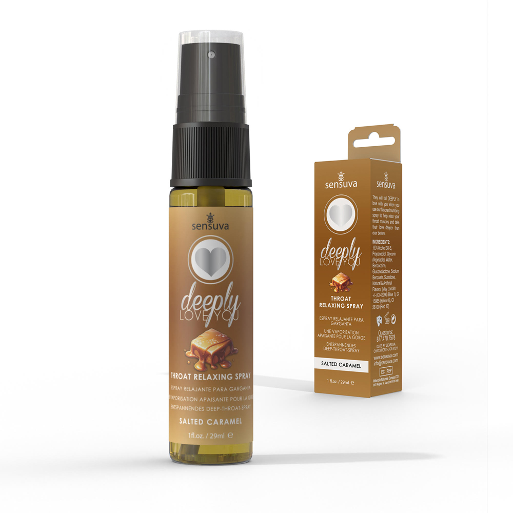 Deeply Love You Throat Relaxing Spray - Salted Caramel - 1 Fl. Oz.