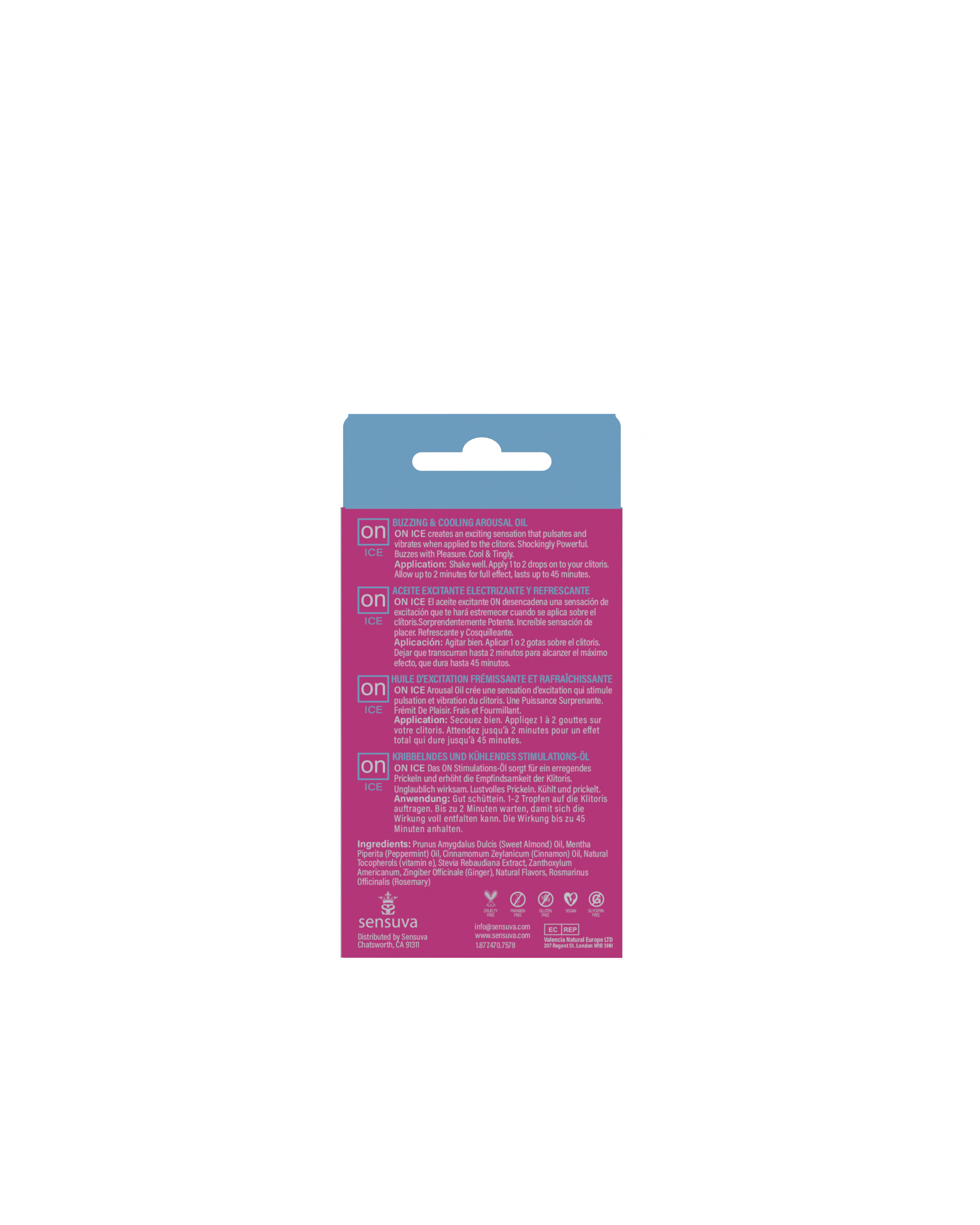 On Ice Buzzing and Cooling Arousal Oil 5ml
