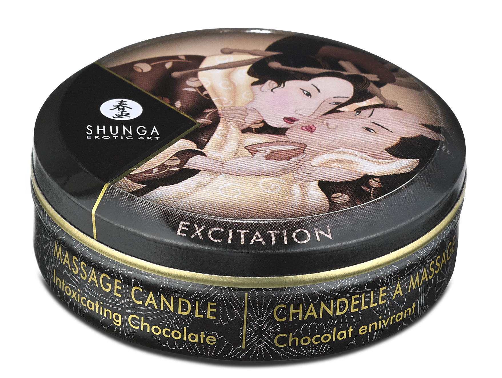 Mini Massage Candle - Excitation - Intoxicating Chocolate - 1 Fl. Oz.
