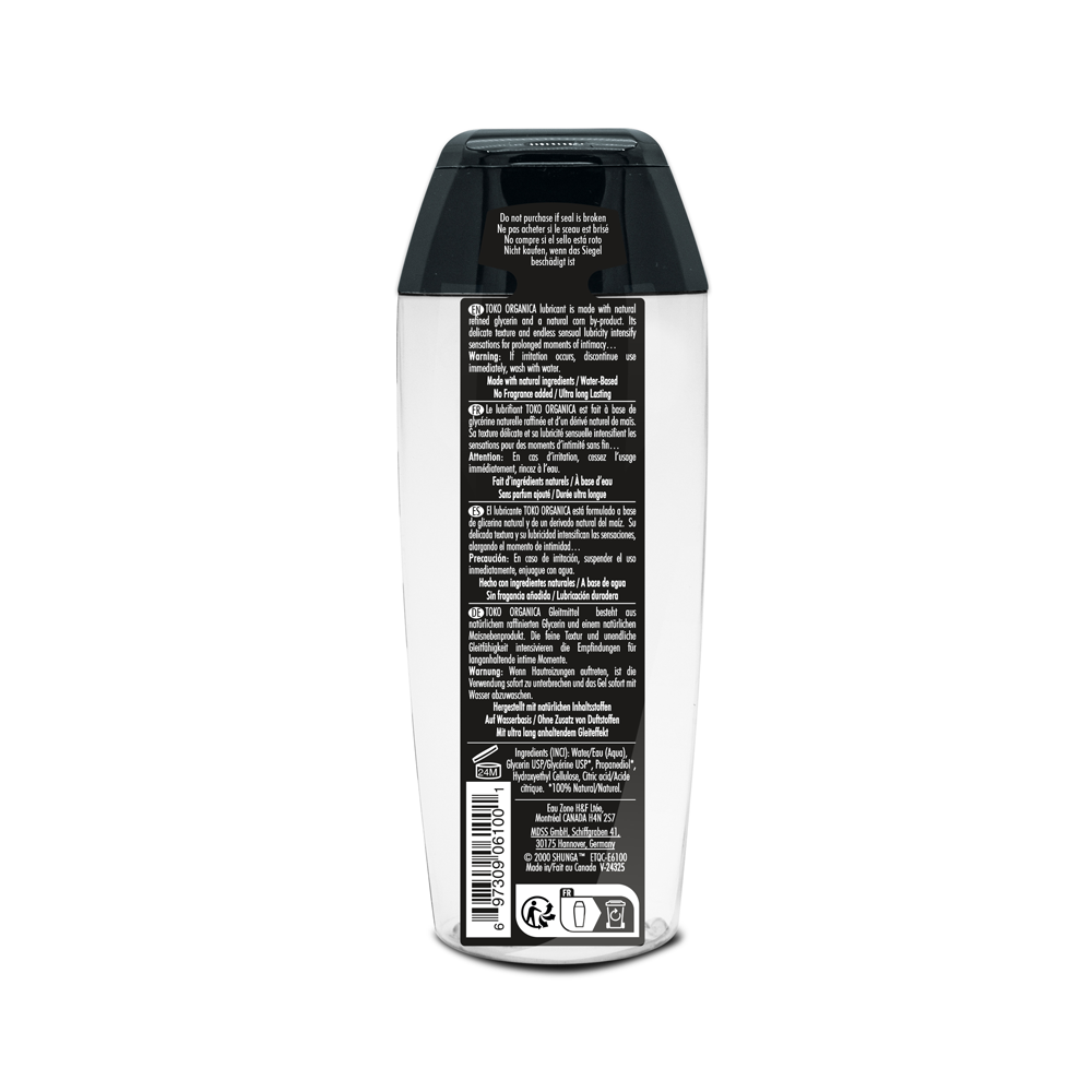 Toko Organica Personal Lubricant - 5.5 Fl. Oz.
