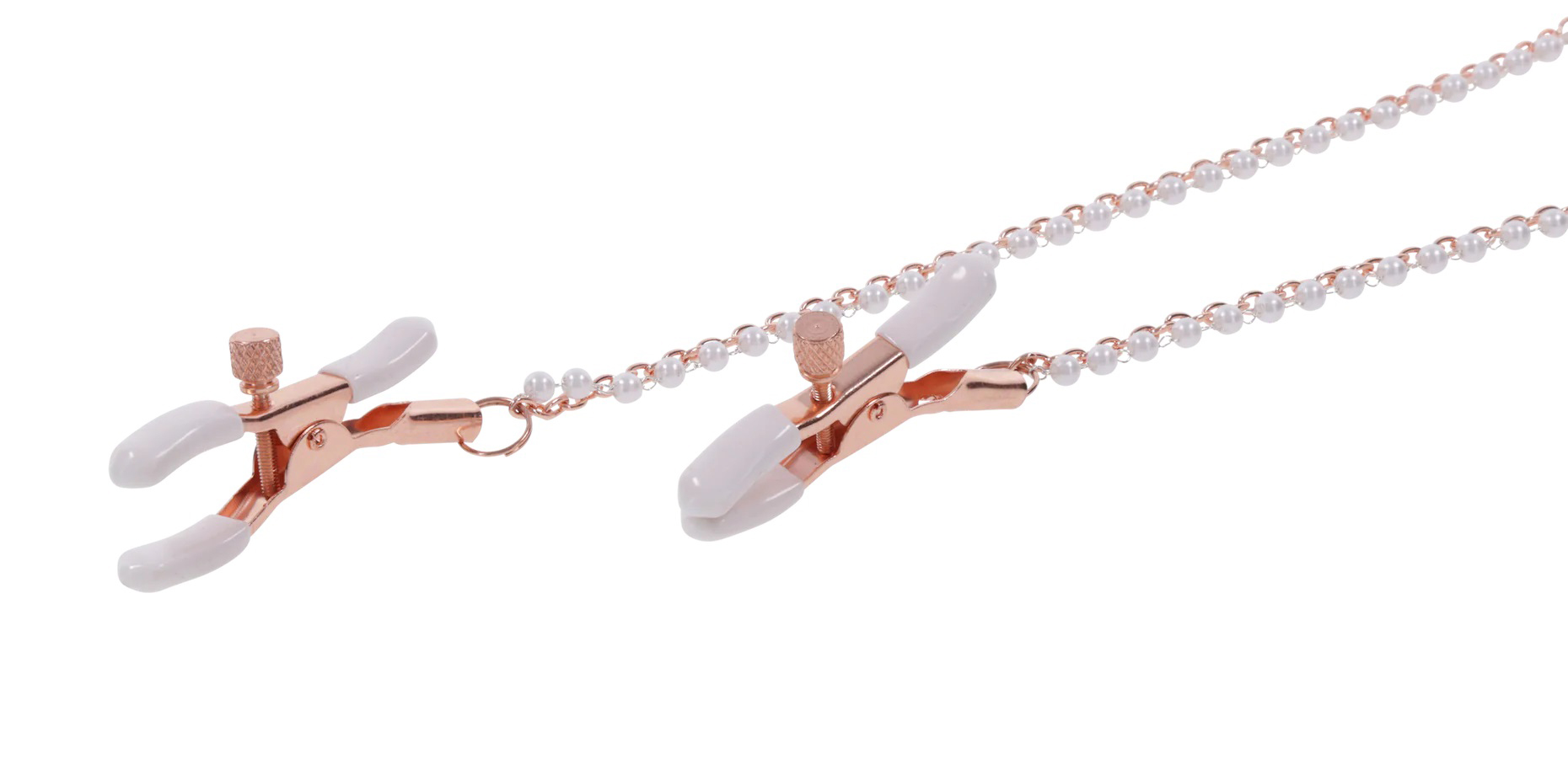 Peaches ‘N Creame Collar With Nipple Clamps - Pink