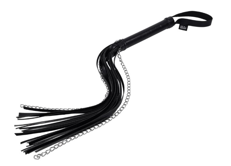 Shadow Chain Flogger - Black
