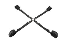 Velvet Noir Adjustable Hog Tie and Cuff Set