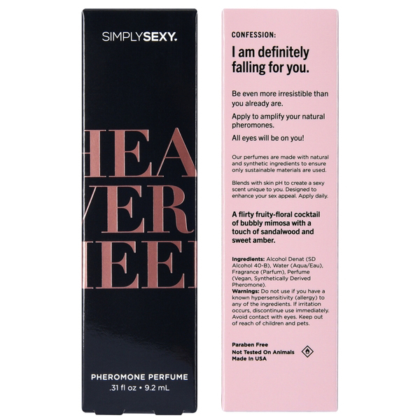 Simply Sexy Head Over Heels - Pheromone Perfume - .31oz   9.2ml