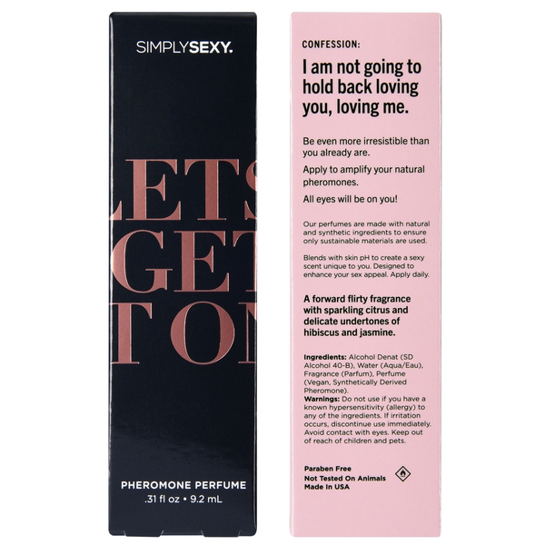 Simply Sexy Let’s Get It on - Pheromone Perfume - .31oz   9.2ml