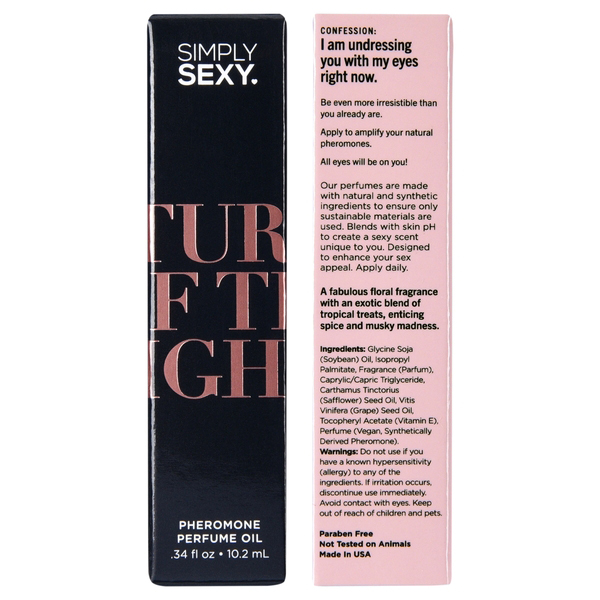 Simply Sexy Turn Off the Lights - Pheromone Perfume Oil Roll on - .34oz   10.2ml