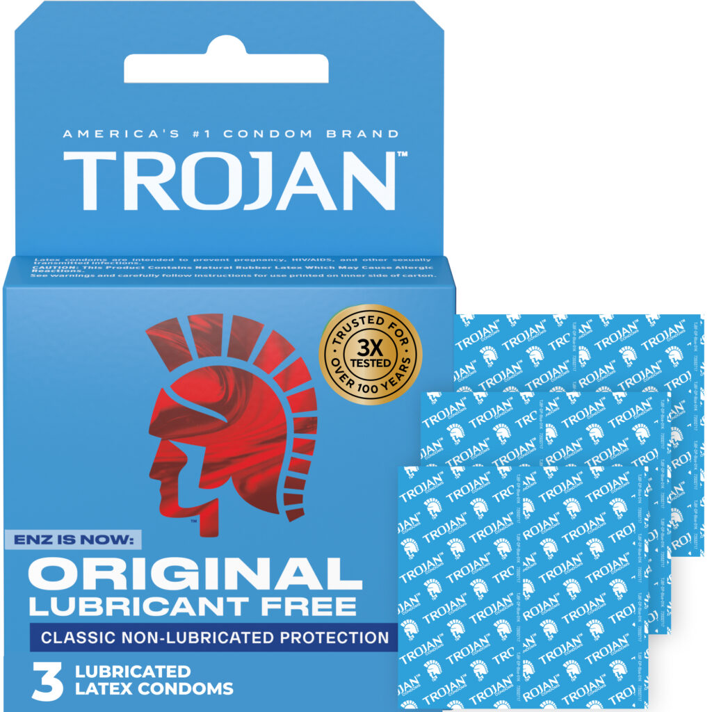 Trojan Enz Non-Lubricated Condoms - 3 Pack