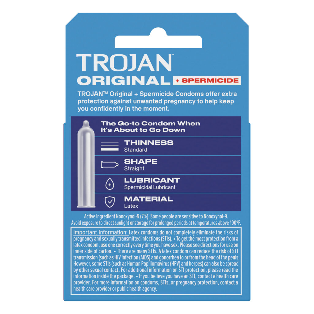 Trojan Enz Armor Spermicidal Lubricated Condoms - 3 Pack