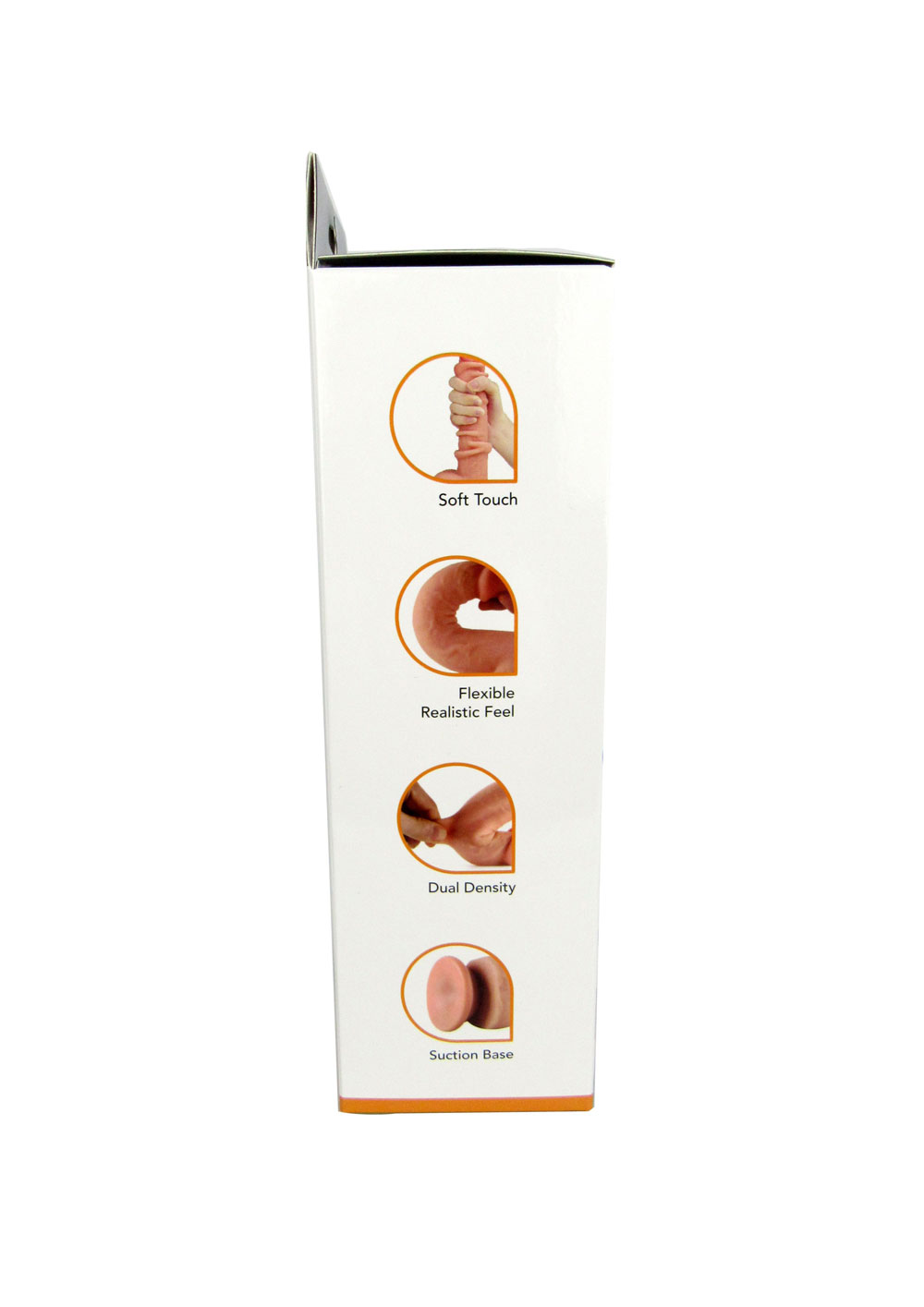 Get Lucky Real Skin 7.5" Dual Layer Dildo Beige