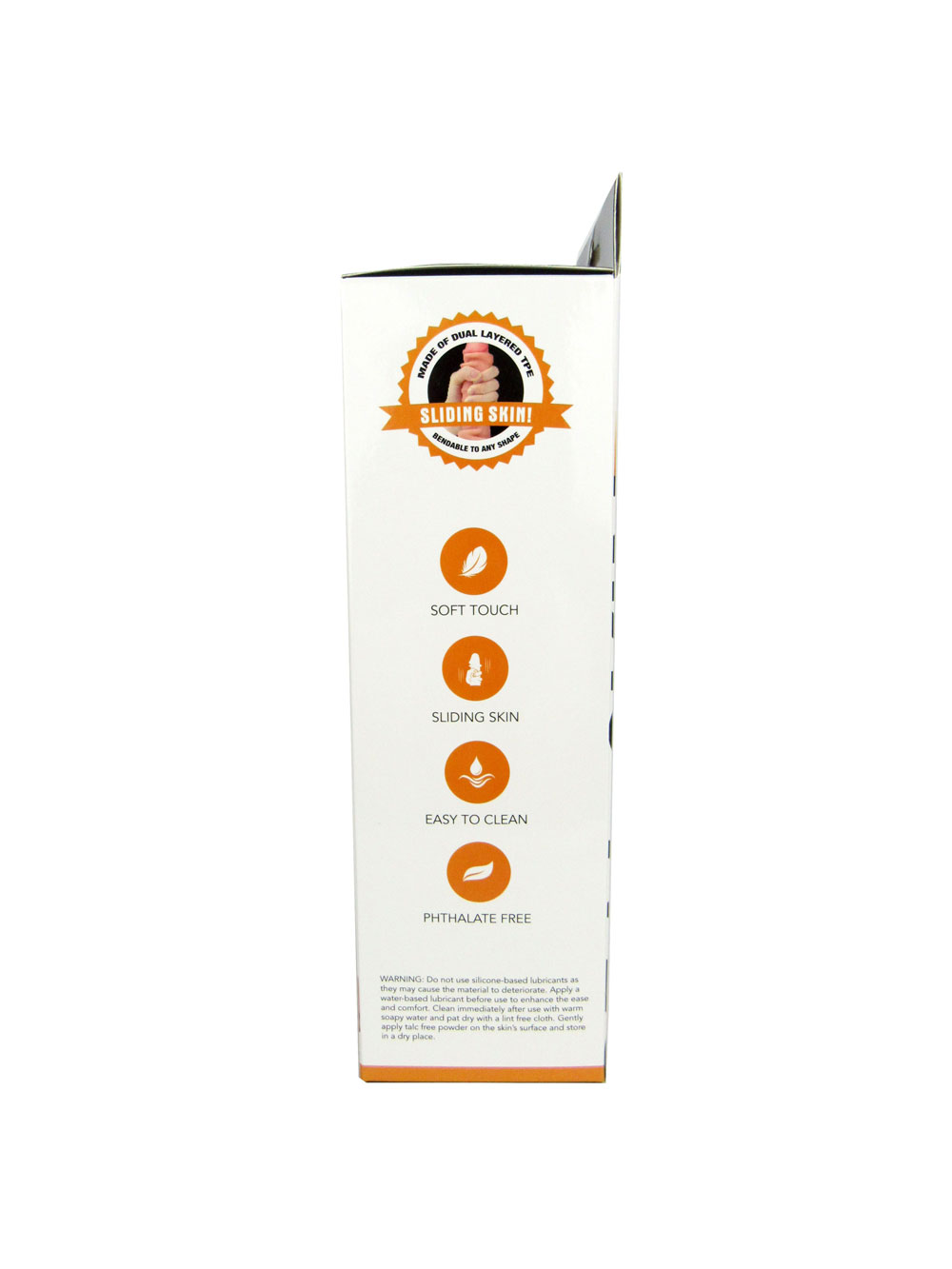 Get Lucky Real Skin 7.5" Dual Layer Dildo Beige