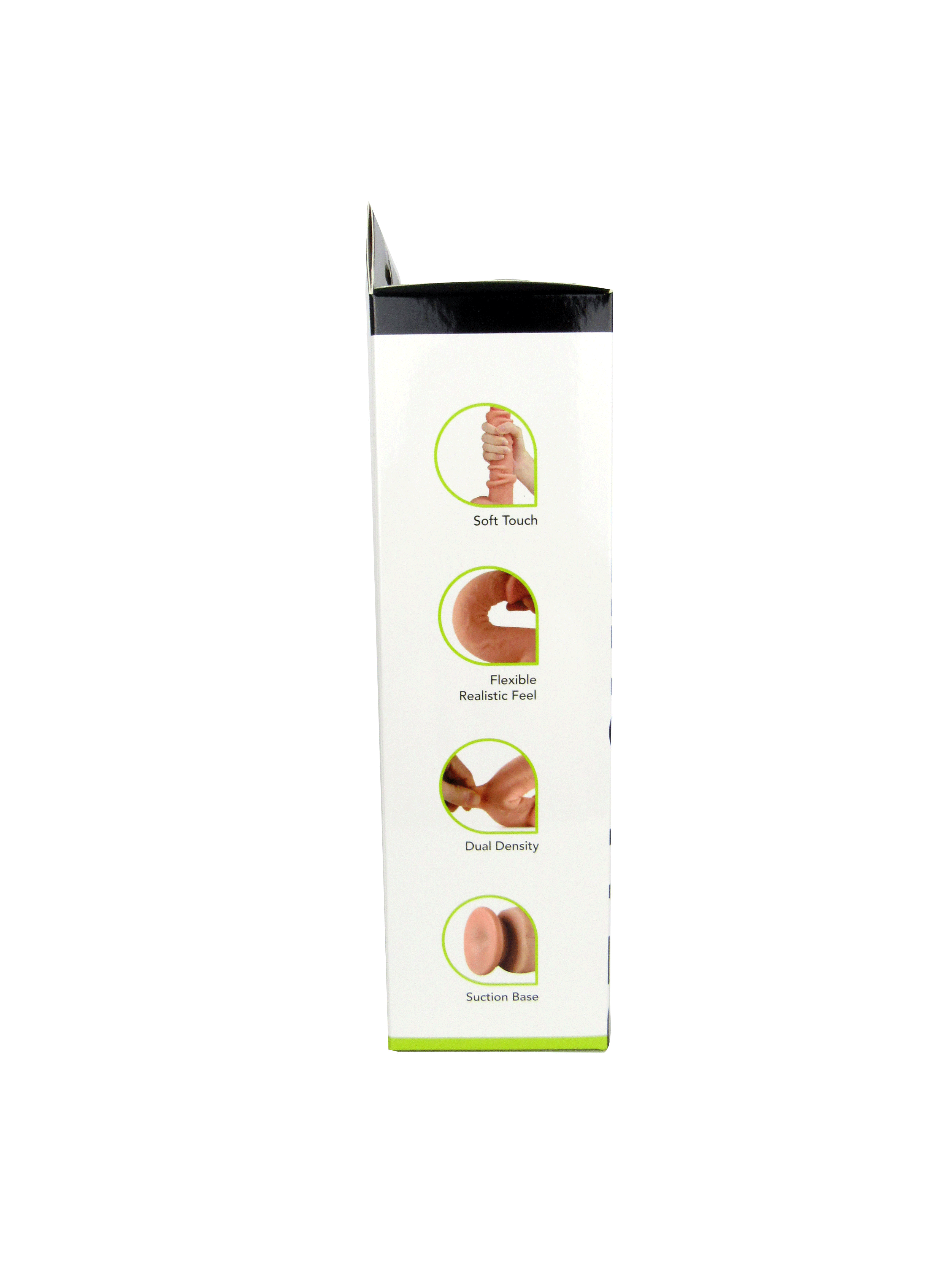 Get Lucky Real Skin 8" Dual Layer Dildo Beige