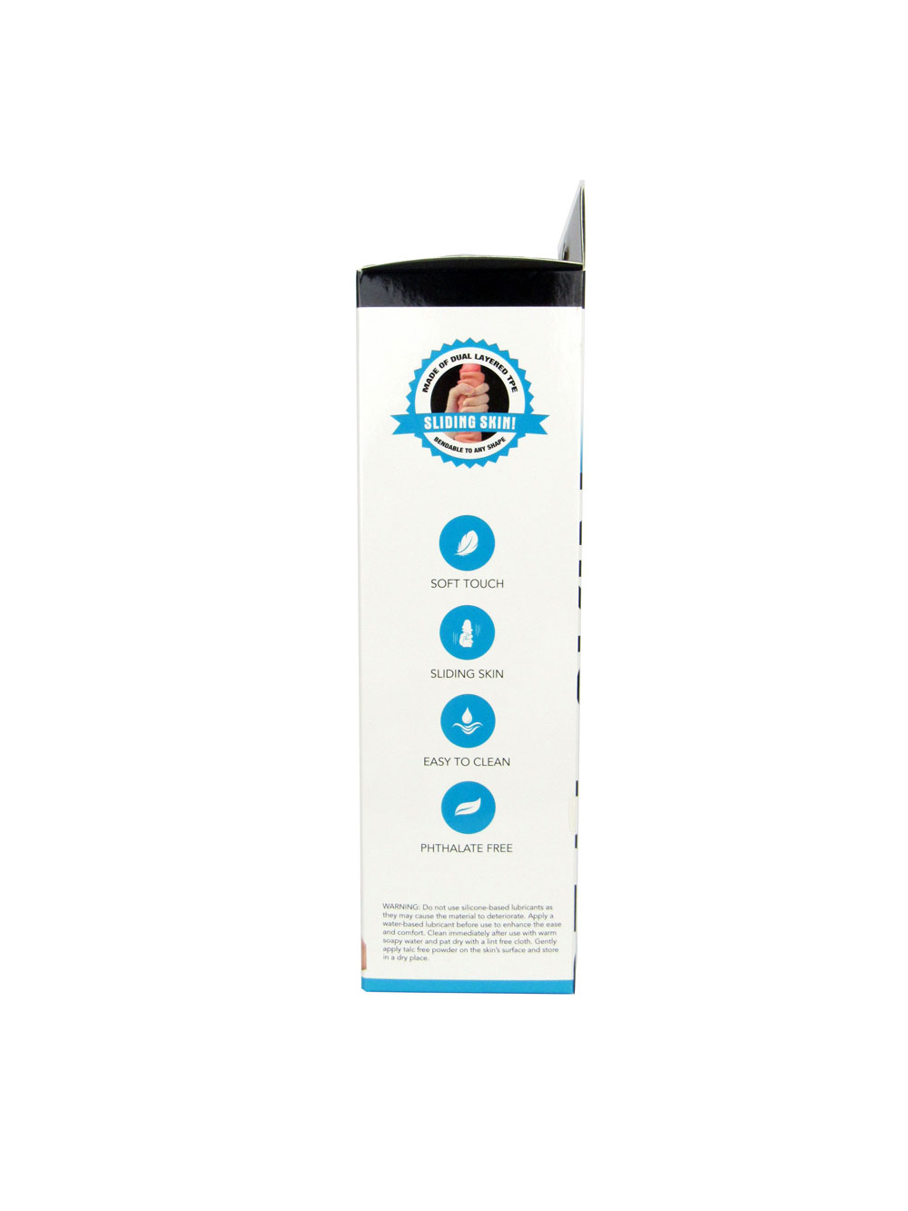 Get Lucky Real Skin 9" Dual Layer Dildo Beige