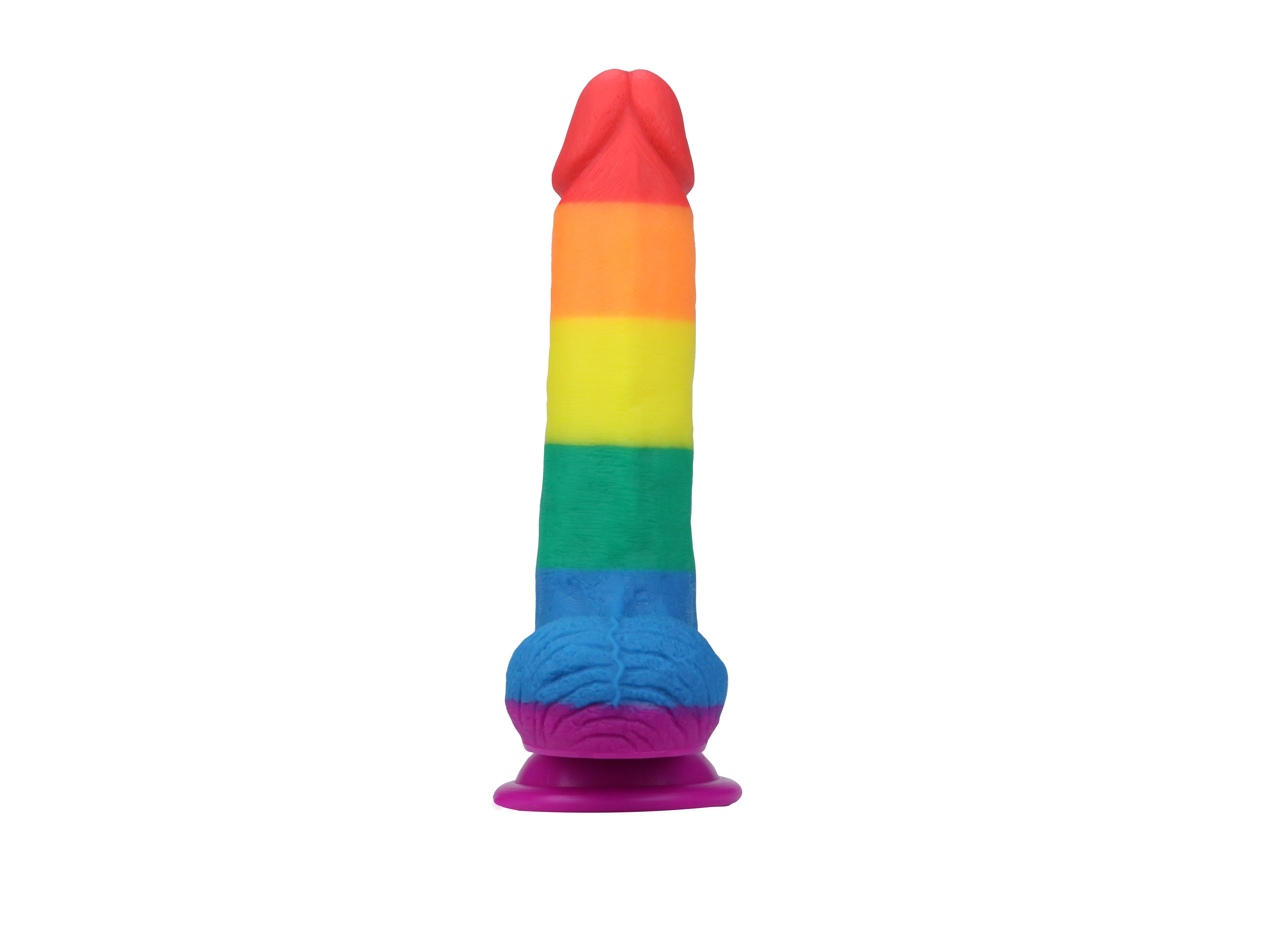 7.5" Pride Dildo - Rainbow