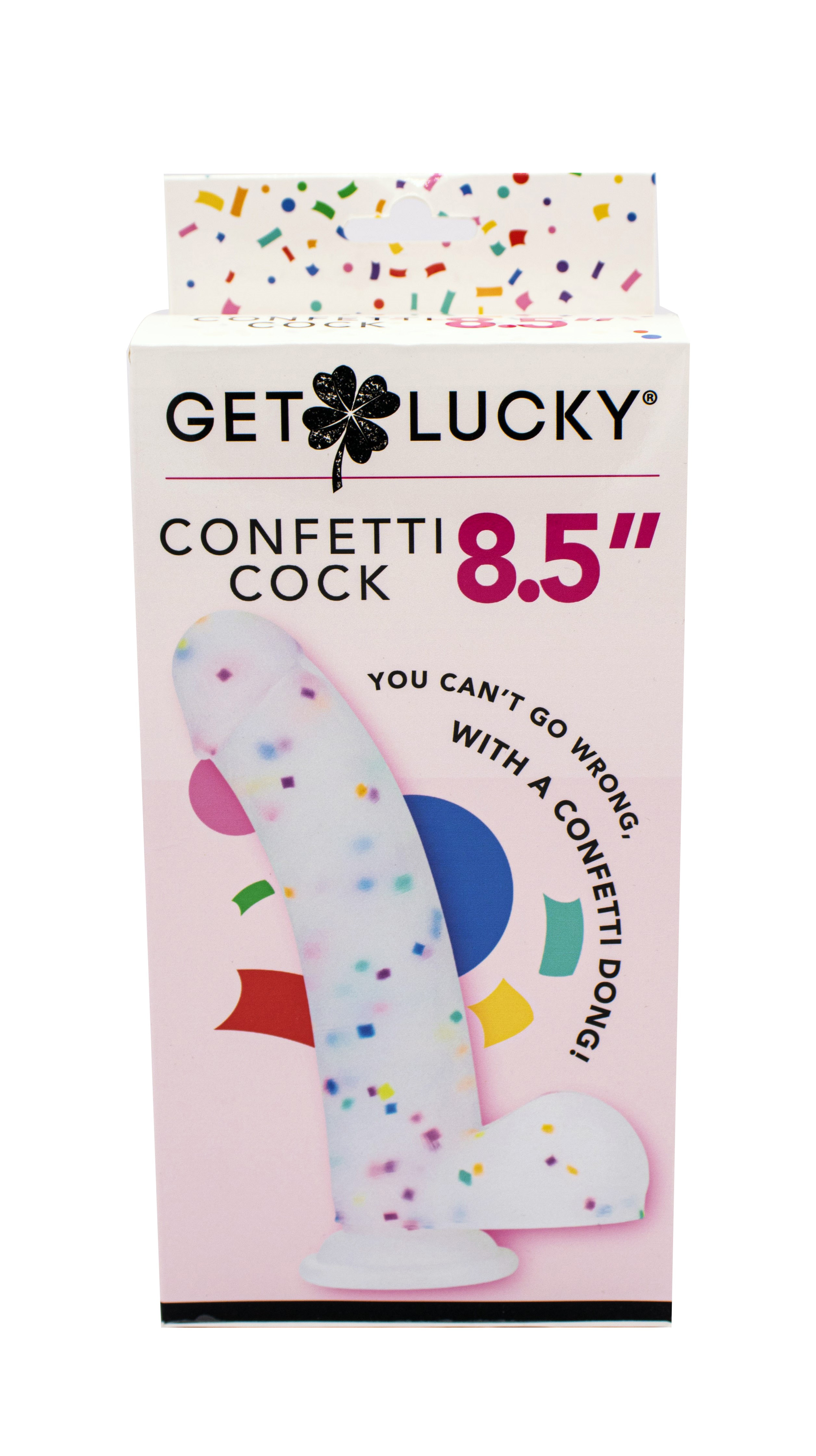 Get Lucky 8.5" Confetti Cock