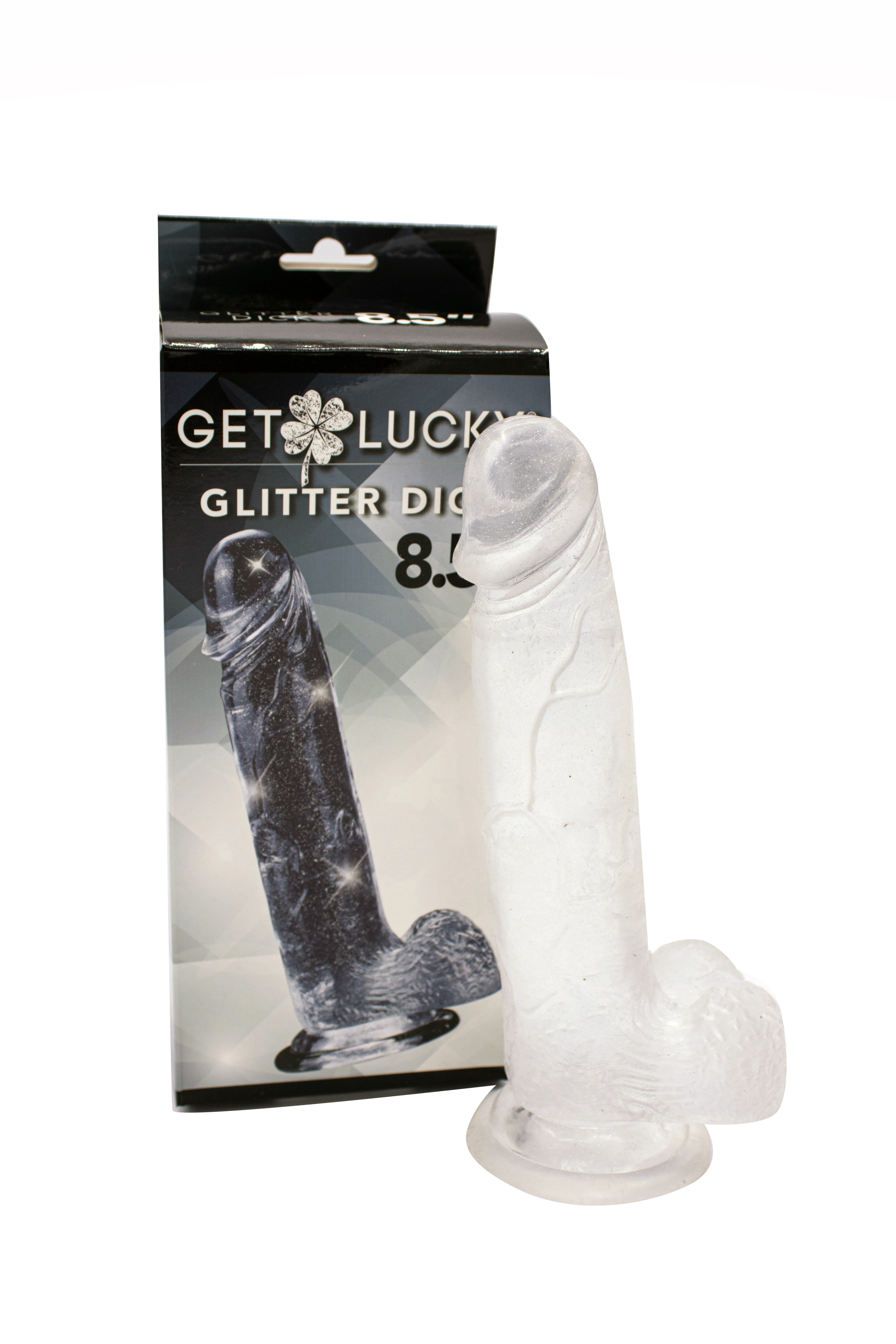 Get Lucky Glitter Dick 8.5"