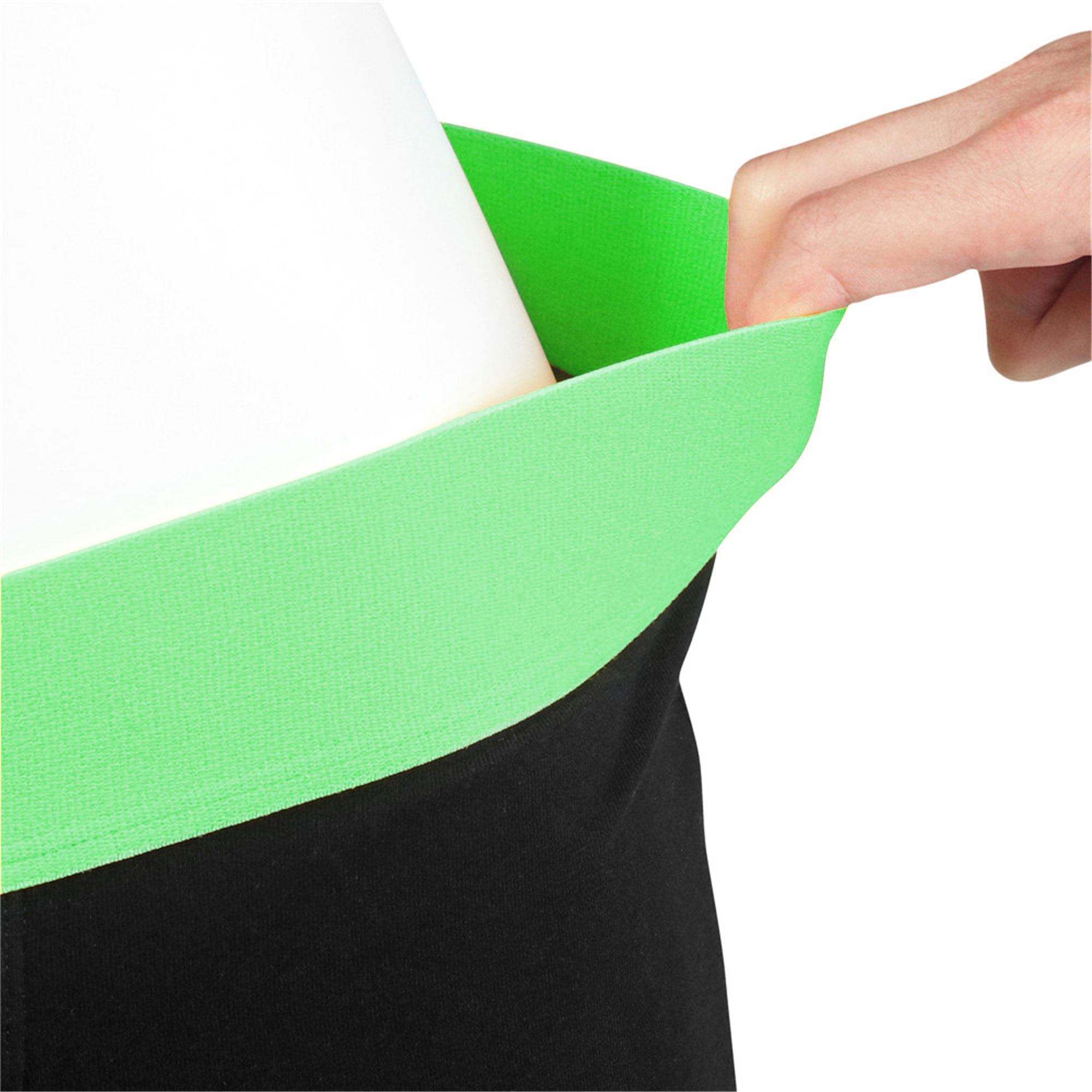 Get Lucky Strap-on Black/green Boxers - M/l