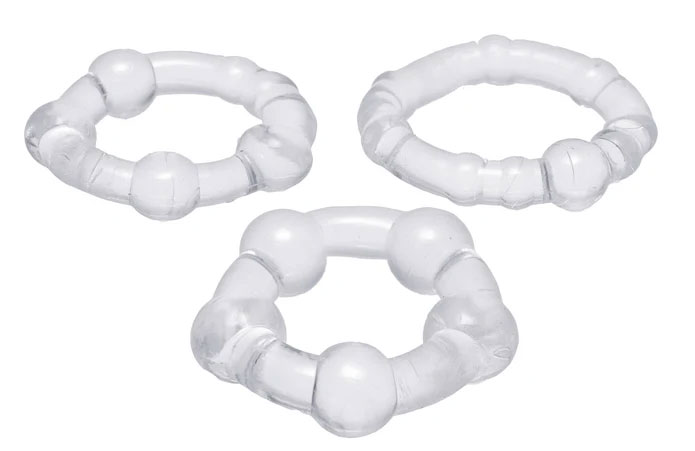Performance Penis Ring Set of 3 - Clear