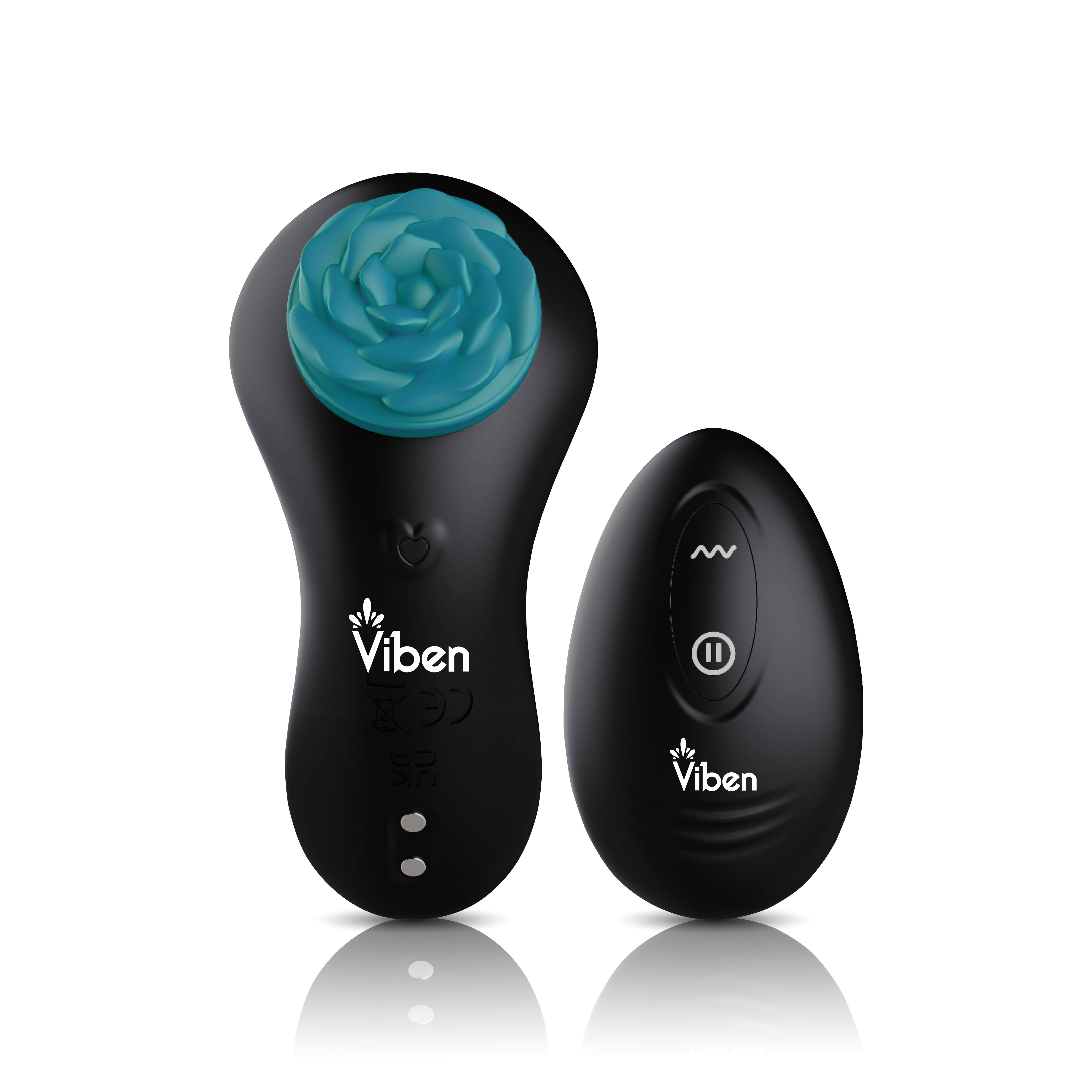 Secret Seduction Remote Panty Vibe - Black/ocean