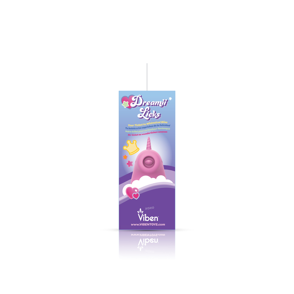 Dreamii Licks Licking Unicorn Stimulator - Mystical Pink