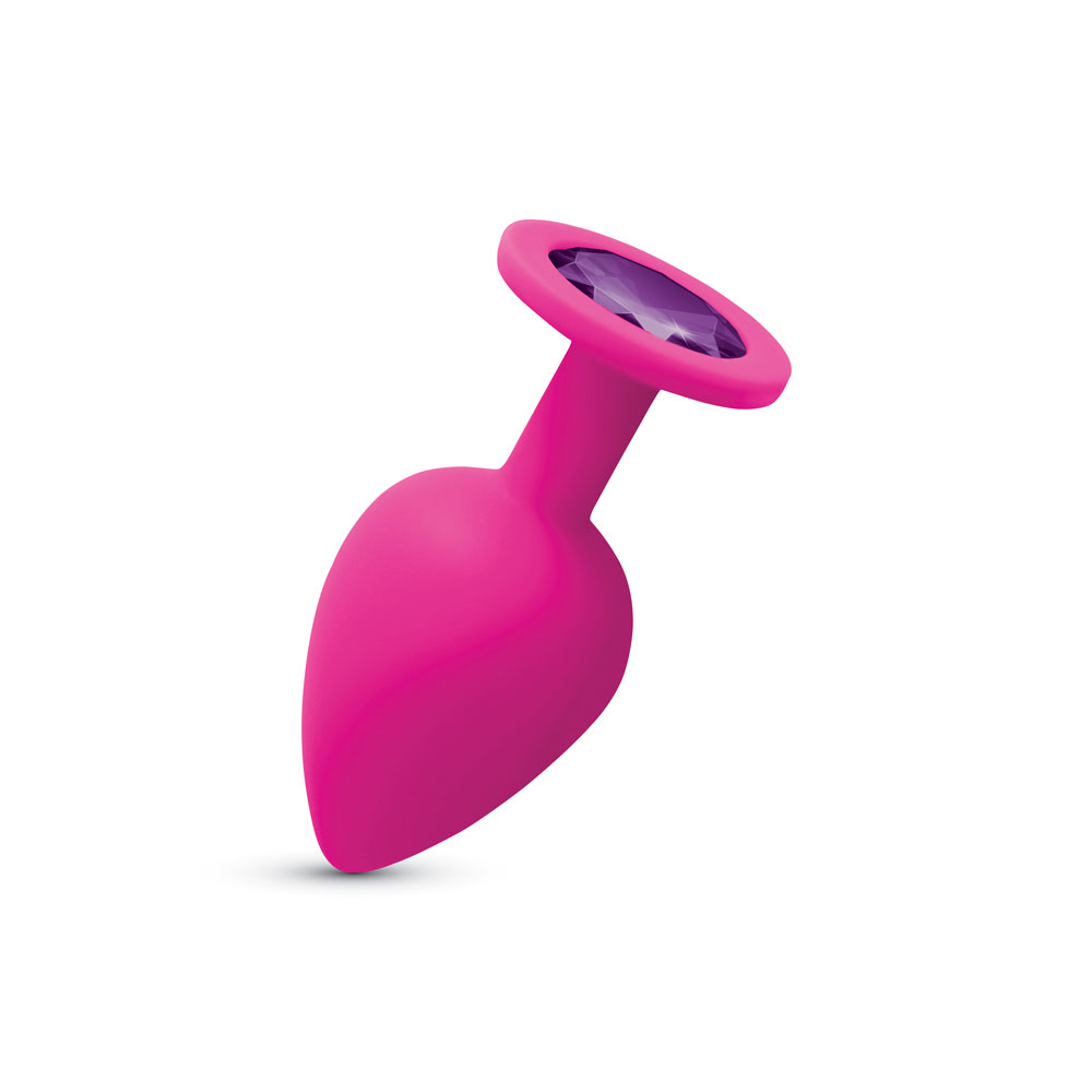 Gemma Purple Gem Pink Silicone Plug