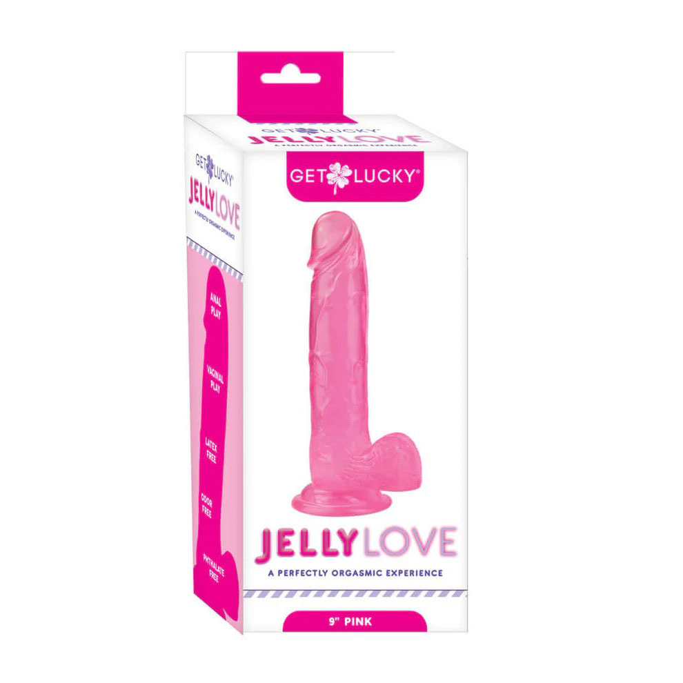 Get Lucky Jelly Love 9" Dildo