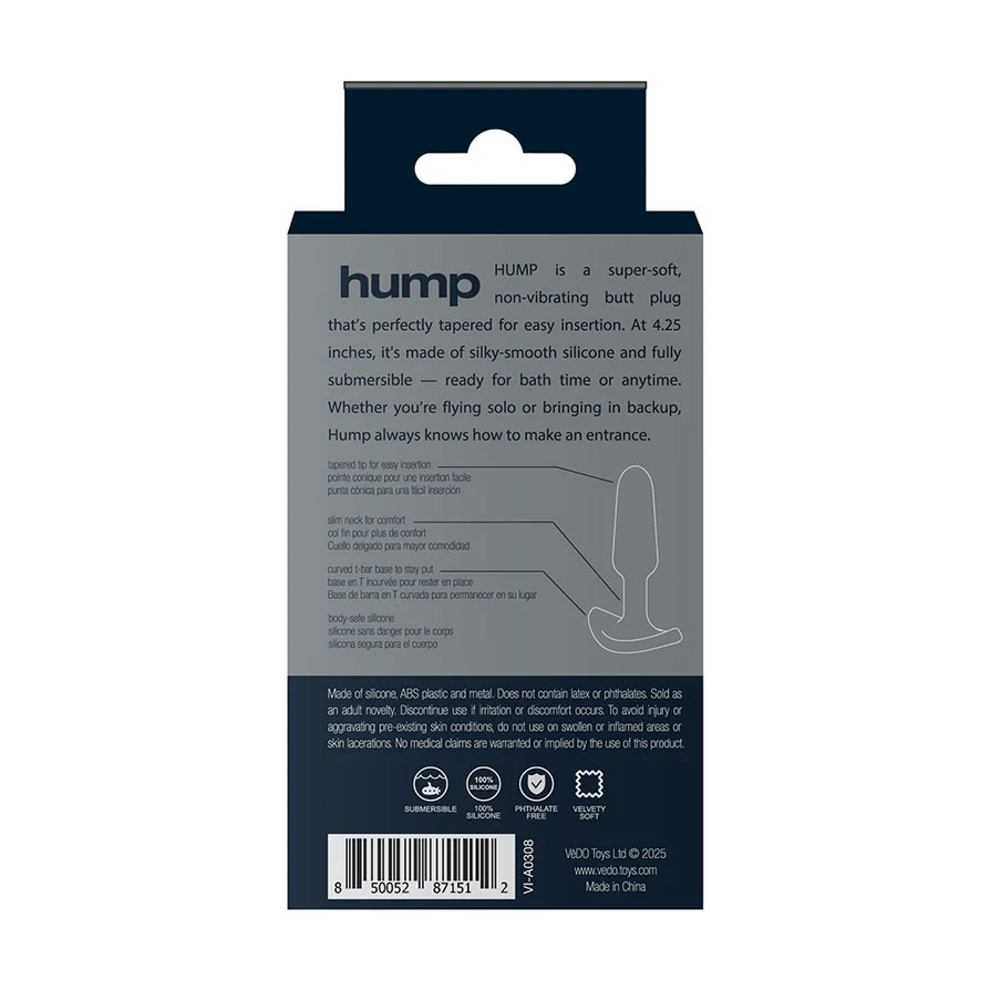 Hump Silicone Anal Plug