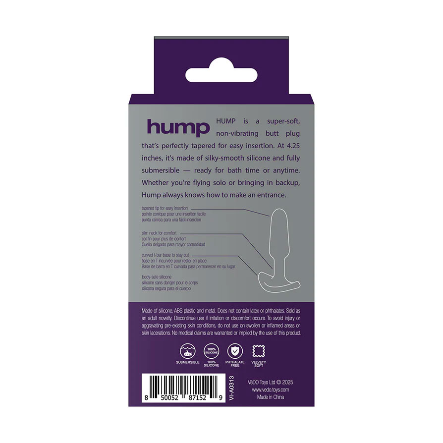 Hump Silicone Anal Plug