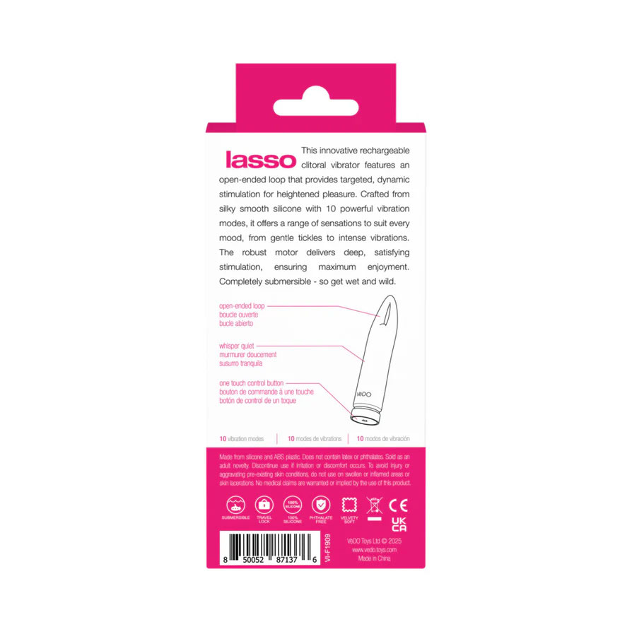 Lasso Rechargeable Clitoral Bullet Vibrator