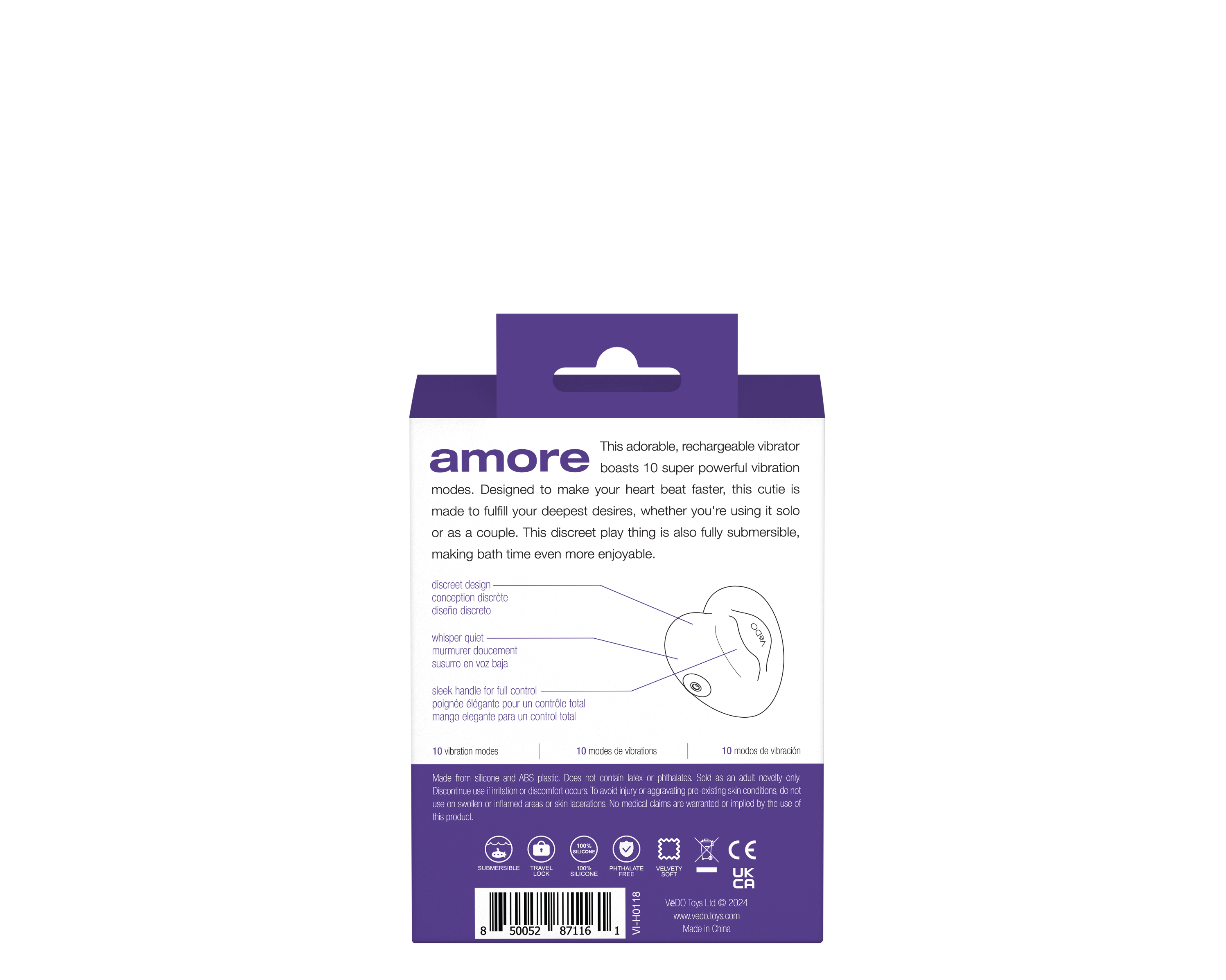 Amore Rechargeable Pleasure Vibe