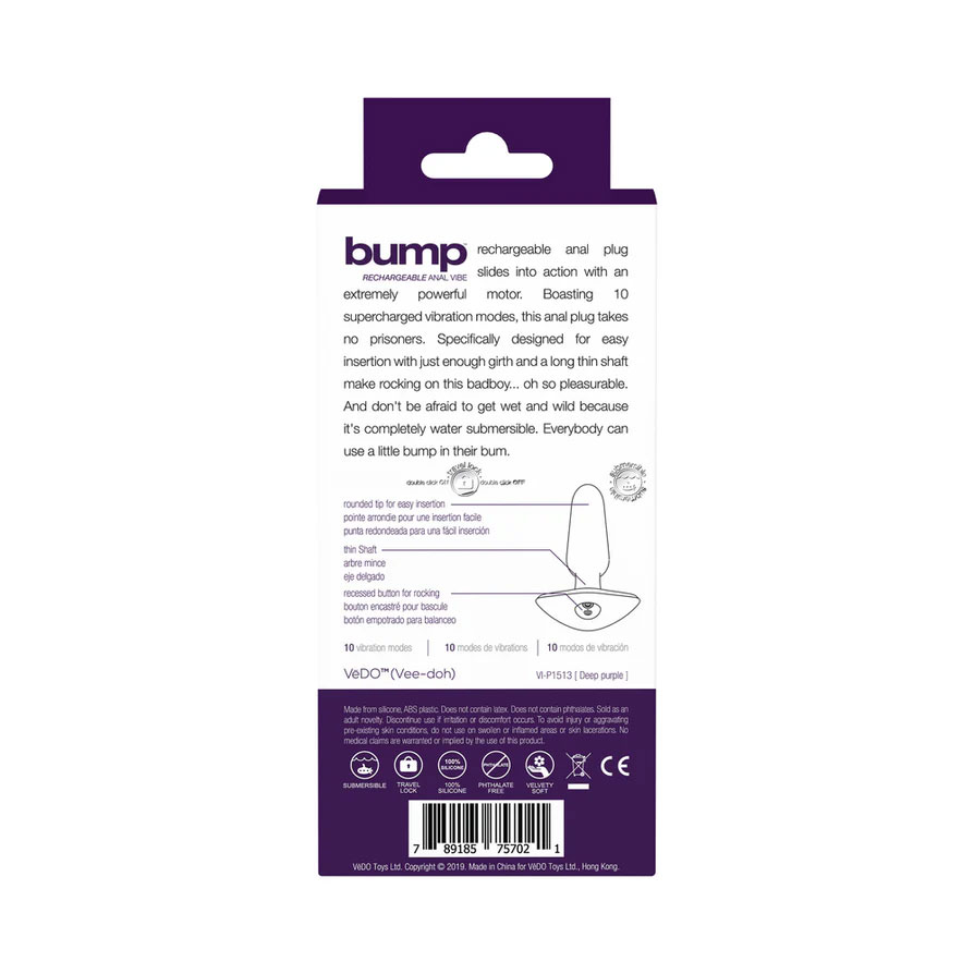 Bump Rechargeable Anal Vibe