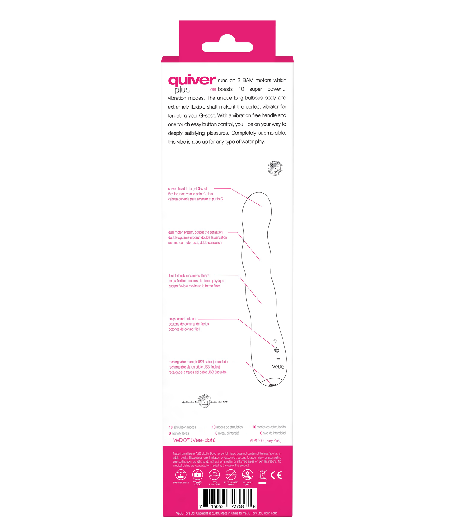 Quiver Plus Rechargeable Vibe