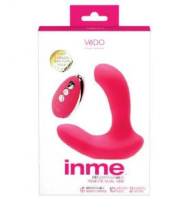 Inme Rechargeable Dual Vibe With Remote