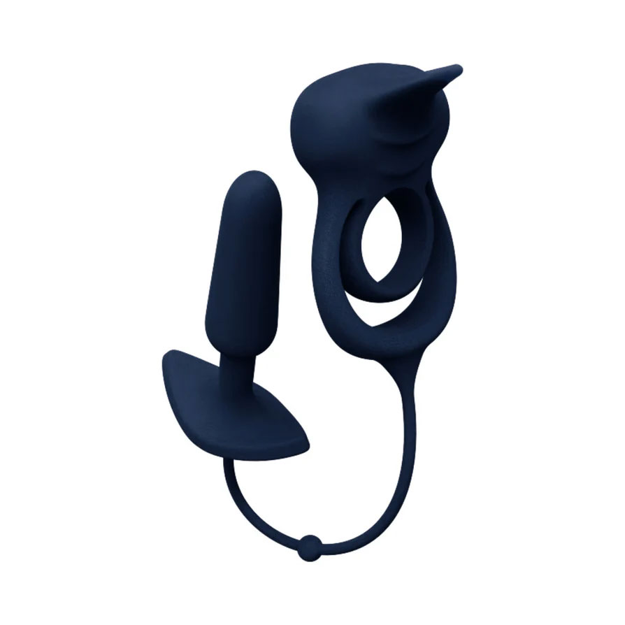 Humper Rechargeable Dual C-Ring With Anal Plug