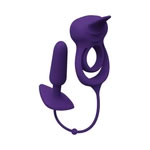 Humper Rechargeable Dual C-Ring With Anal Plug