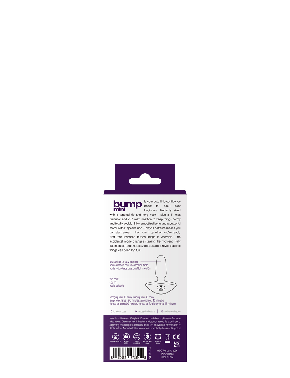 Bump Mini Rechargeable Anal Plug