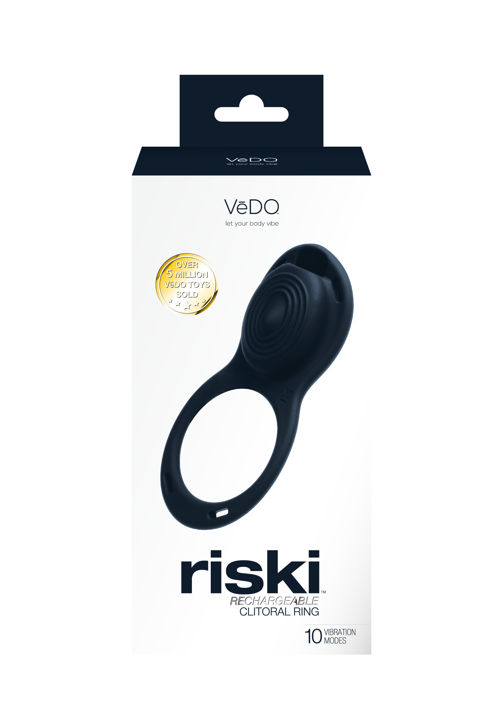 Riski Rechargeable Clitoral Vibe for Couples