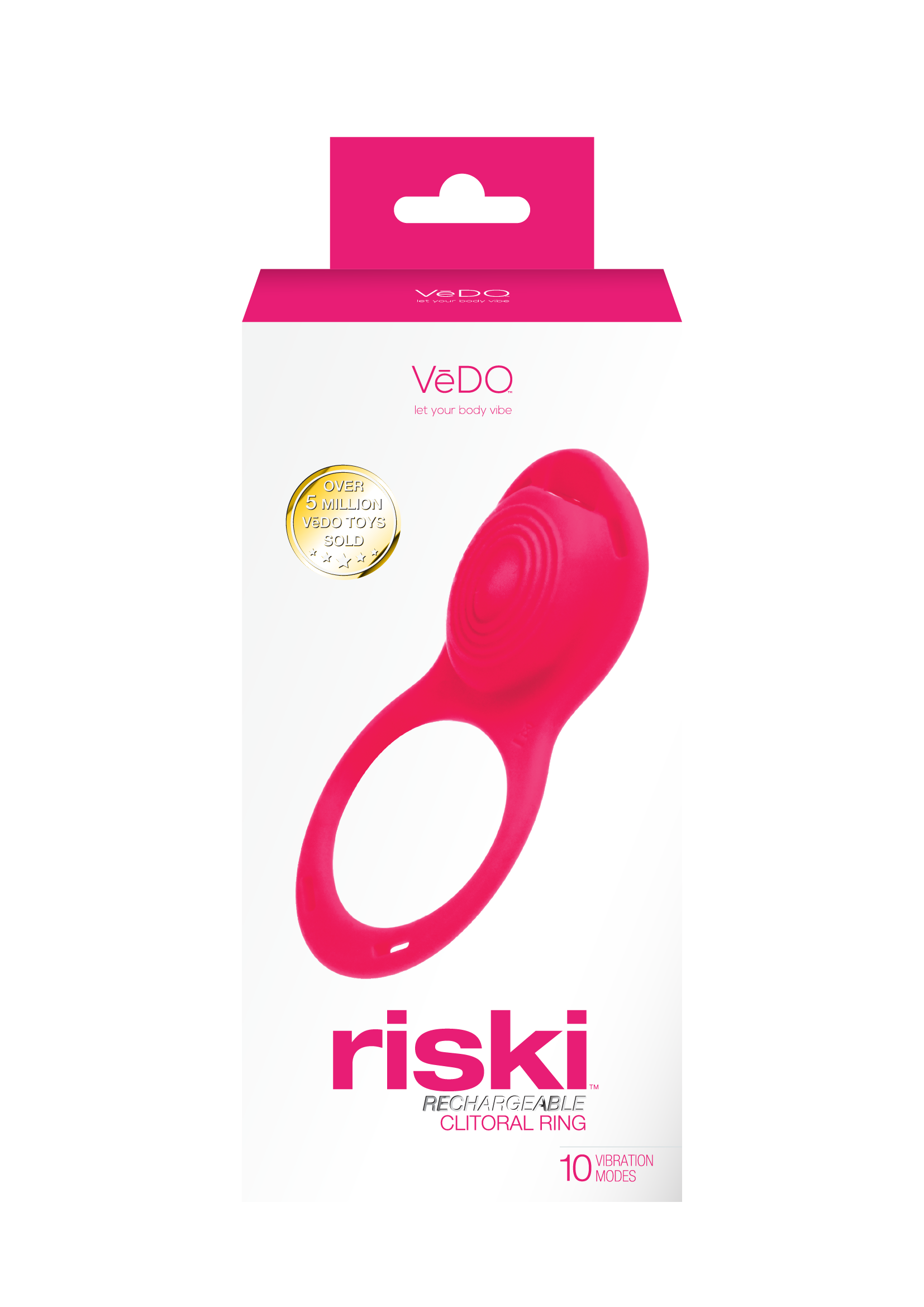 Riski Rechargeable Clitoral Vibe for Couples
