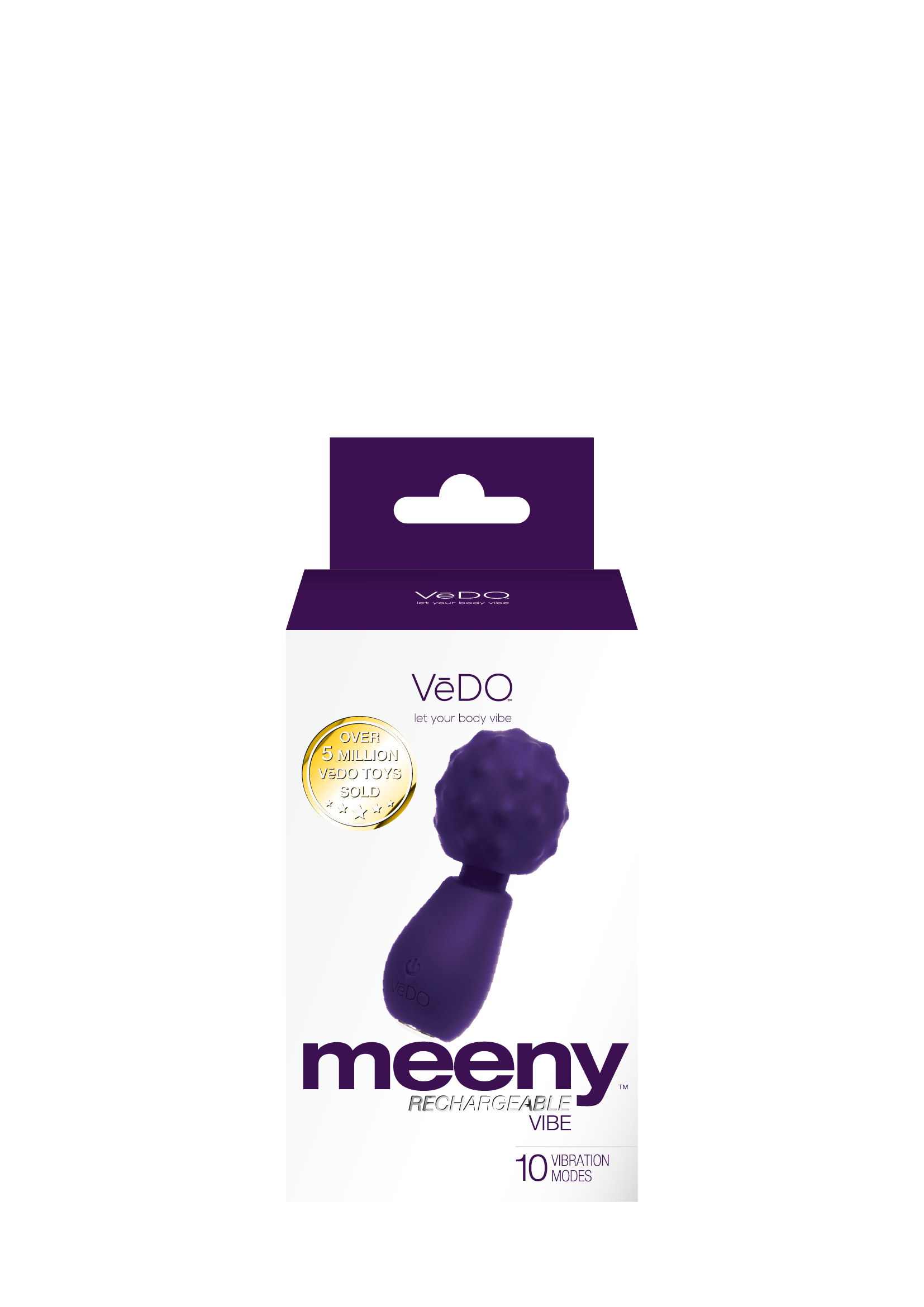 Meeny Rechargeable Extra Mini Wand Purple