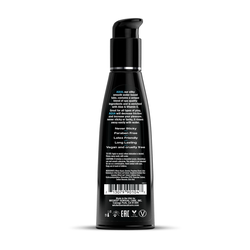 Aqua Water-Based Lubricant - 4 Fl. Oz.