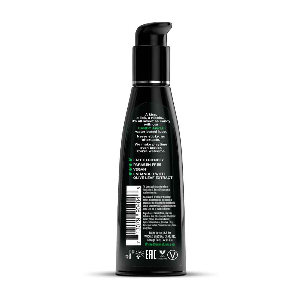 Aqua Candy Apple Flavored Water Based Intimate Lubricant - 4 Fl. Oz.