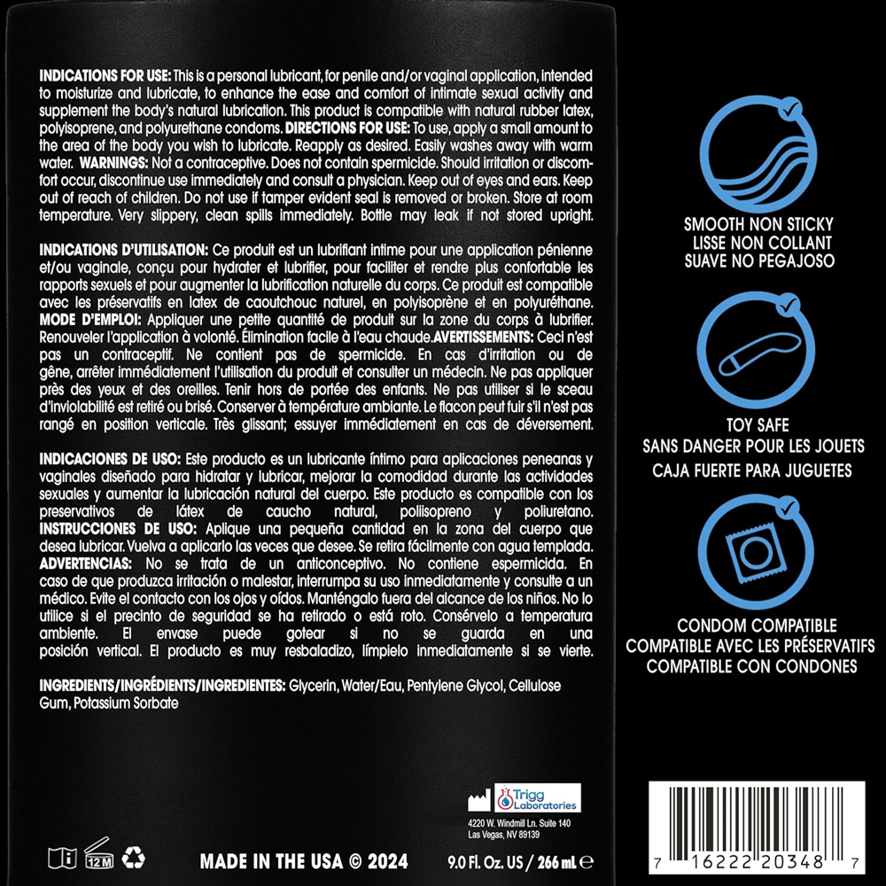 Wet Original Water Based Lubricant - 9 Fl. Oz.