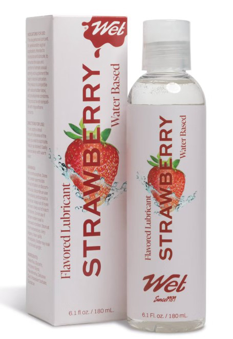 Wet Flavored Lubricant Sexy Strawberry